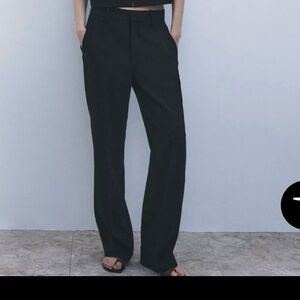 Zara Black Trousers Small